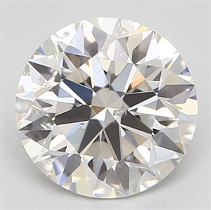 Picture of Natural Diamond 0.83 Carats, Round with Excellent Cut, G Color, SI2 Clarity and Certified by GIA