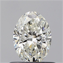 Diamante Natural 0.50 quilates, Ovalado , Color I, claridad VS2 y certificado GIA