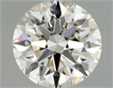 Natural Diamond 0.85 Carats, Round with Excellent Cut, I Color, VVS2 Clarity and Certified by GIA