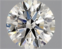 Natural Diamond 0.82 Carats, Round with Excellent Cut, K Color, SI1 Clarity and Certified by GIA