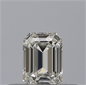 Natural Diamond 0.23 Carats, Emerald with  Cut, H Color, VVS1 Clarity and Certified by GIA