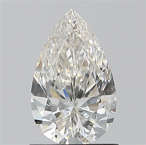 Picture of Natural Diamond 1.00 Carats, Pear with  Cut, I Color, VVS1 Clarity and Certified by GIA
