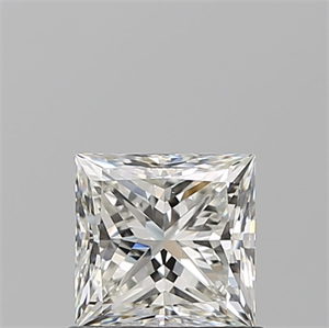 Picture of Natural Diamond 0.90 Carats, Princess with  Cut, I Color, VVS2 Clarity and Certified by GIA