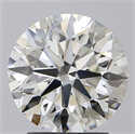 Diamante Natural 2.71 quilates, Redondo , Color H, claridad IF y certificado IGI