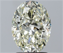 Diamante Natural 2.01 quilates, Ovalado , Color K, claridad SI2 y certificado IGI