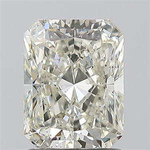 Picture of Natural Diamond 1.50 Carats, Radiant with  Cut, K Color, SI2 Clarity and Certified by GIA