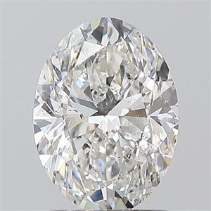 Picture of Natural Diamond 1.50 Carats, Oval with  Cut, F Color, SI2 Clarity and Certified by GIA