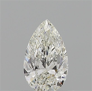 Picture of Natural Diamond 0.56 Carats, Pear with  Cut, H Color, VVS1 Clarity and Certified by GIA