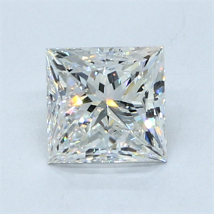 Picture of Natural Diamond 1.19 Carats, Princess with  Cut, G Color, VVS1 Clarity and Certified by GIA