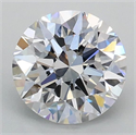 Lab Grown Diamond 1.01 Carats, Round with Excellent Cut, D Color, VVS2 Clarity and Certified by IGI