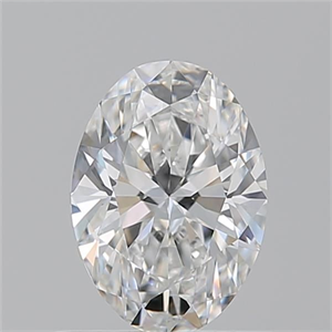 Picture of Natural Diamond 0.70 Carats, Oval with  Cut, E Color, VVS2 Clarity and Certified by GIA