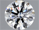 Natural Diamond 1.21 Carats, Round with Excellent Cut, E Color, VVS2 Clarity and Certified by GIA