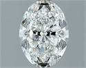Natural Diamond 1.20 Carats, Oval with  Cut, E Color, VS1 Clarity and Certified by GIA