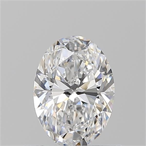Picture of Natural Diamond 0.70 Carats, Oval with  Cut, D Color, VS2 Clarity and Certified by GIA