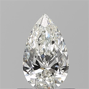 Picture of Natural Diamond 0.50 Carats, Pear with  Cut, H Color, VVS1 Clarity and Certified by GIA