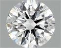 Lab Grown Diamond 1.39 Carats, Round with Ideal Cut, D Color, VS1 Clarity and Certified by IGI