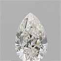Natural Diamond 0.50 Carats, Pear with  Cut, G Color, VVS1 Clarity and Certified by GIA