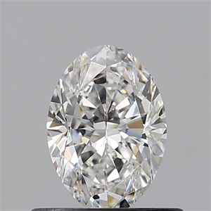 Picture of Natural Diamond 0.50 Carats, Oval with  Cut, G Color, VS2 Clarity and Certified by GIA