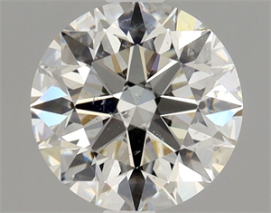 Picture of Natural Diamond 0.80 Carats, Round with Excellent Cut, J Color, SI2 Clarity and Certified by GIA