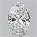 Diamante Natural 1.20 quilates, Ovalado , Color E, claridad SI2 y certificado GIA