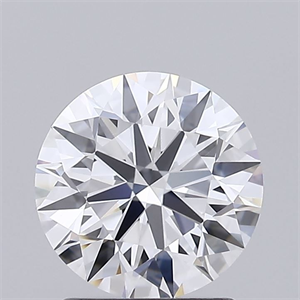 Picture of Lab Grown Diamond 1.51 Carats, Round with Ideal Cut, D Color, VVS2 Clarity and Certified by IGI