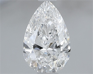 Picture of Natural Diamond 0.70 Carats, Pear with  Cut, E Color, SI2 Clarity and Certified by GIA