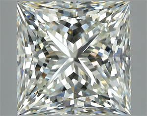Picture of Natural Diamond 2.81 Carats, Princess with  Cut, K Color, VVS2 Clarity and Certified by GIA