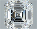 Natural Diamond 4.50 Carats, Asscher with  Cut, E Color, VS2 Clarity and Certified by GIA