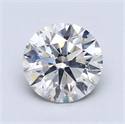 Diamante Natural 4.70 quilates, Redondo , Color I, claridad SI2 y certificado GIA