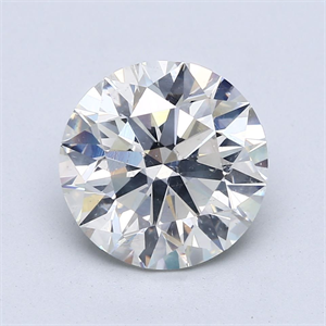 Picture of Natural Diamond 4.70 Carats, Round with Excellent Cut, I Color, SI2 Clarity and Certified by GIA