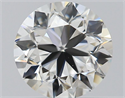 Natural Diamond 0.71 Carats, Round with Very Good Cut, H Color, VVS2 Clarity and Certified by GIA