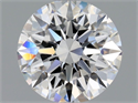 Natural Diamond 1.04 Carats, Round with Excellent Cut, D Color, VVS1 Clarity and Certified by GIA