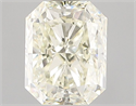 Natural Diamond 1.01 Carats, Radiant with  Cut, N Color, VS2 Clarity and Certified by GIA