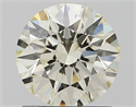 Natural Diamond 1.11 Carats, Round with Excellent Cut, K Color, VVS1 Clarity and Certified by IGI