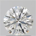 Natural Diamond 1.20 Carats, Round with Excellent Cut, K Color, SI2 Clarity and Certified by GIA