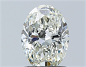Natural Diamond 1.01 Carats, Oval with  Cut, H Color, VVS2 Clarity and Certified by IGI