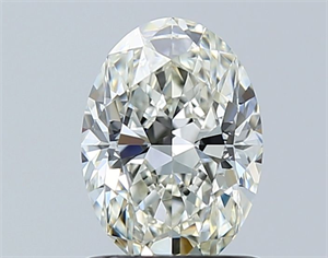 Picture of Natural Diamond 1.01 Carats, Oval with  Cut, H Color, VVS2 Clarity and Certified by IGI