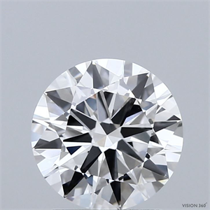 Picture of Lab Grown Diamond 2.00 Carats, Round with Excellent Cut, D Color, VVS2 Clarity and Certified by IGI