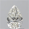 Diamante Natural 0.70 quilates, De pera , Color I, claridad VS2 y certificado GIA