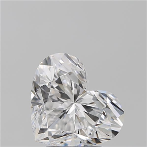 Picture of Natural Diamond 3.39 Carats, Heart with  Cut, E Color, FL Clarity and Certified by GIA