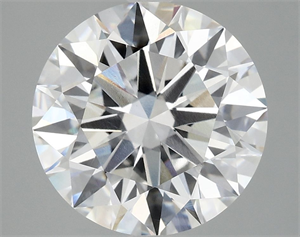 Picture of Lab Grown Diamond 5.09 Carats, Round with Ideal Cut, E Color, VVS2 Clarity and Certified by IGI