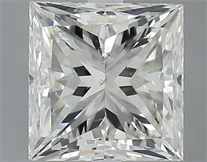 Foto Diamante Natural 1.50 quilates, Princesa , Color I, claridad SI2 y certificado GIA de