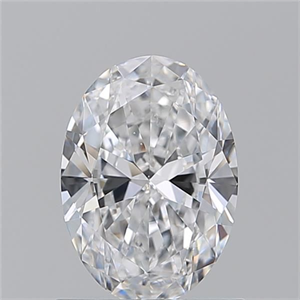 Picture of Natural Diamond 0.91 Carats, Oval with  Cut, D Color, VS2 Clarity and Certified by GIA