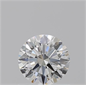 Natural Diamond 0.70 Carats, Round with Excellent Cut, F Color, SI1 Clarity and Certified by GIA