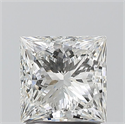 Natural Diamond 1.50 Carats, Princess with  Cut, G Color, VS2 Clarity and Certified by GIA