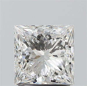 Picture of Natural Diamond 1.50 Carats, Princess with  Cut, G Color, VS2 Clarity and Certified by GIA