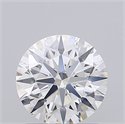 Lab Grown Diamond 1.02 Carats, Round with Ideal Cut, D Color, VVS2 Clarity and Certified by IGI