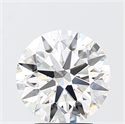 Lab Grown Diamond 3.01 Carats, Round with Ideal Cut, F Color, VS1 Clarity and Certified by IGI