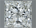Natural Diamond 1.51 Carats, Princess with  Cut, H Color, SI1 Clarity and Certified by IGI