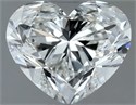 Natural Diamond 1.51 Carats, Heart with  Cut, H Color, VS2 Clarity and Certified by GIA